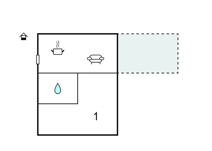 1 Bedroom In Lejlighed